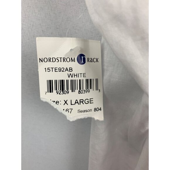 Nordstrom Rack White Embroidered Floral Camisole Top X Large Mimi Chica 100% Cot - Picture 4 of 5